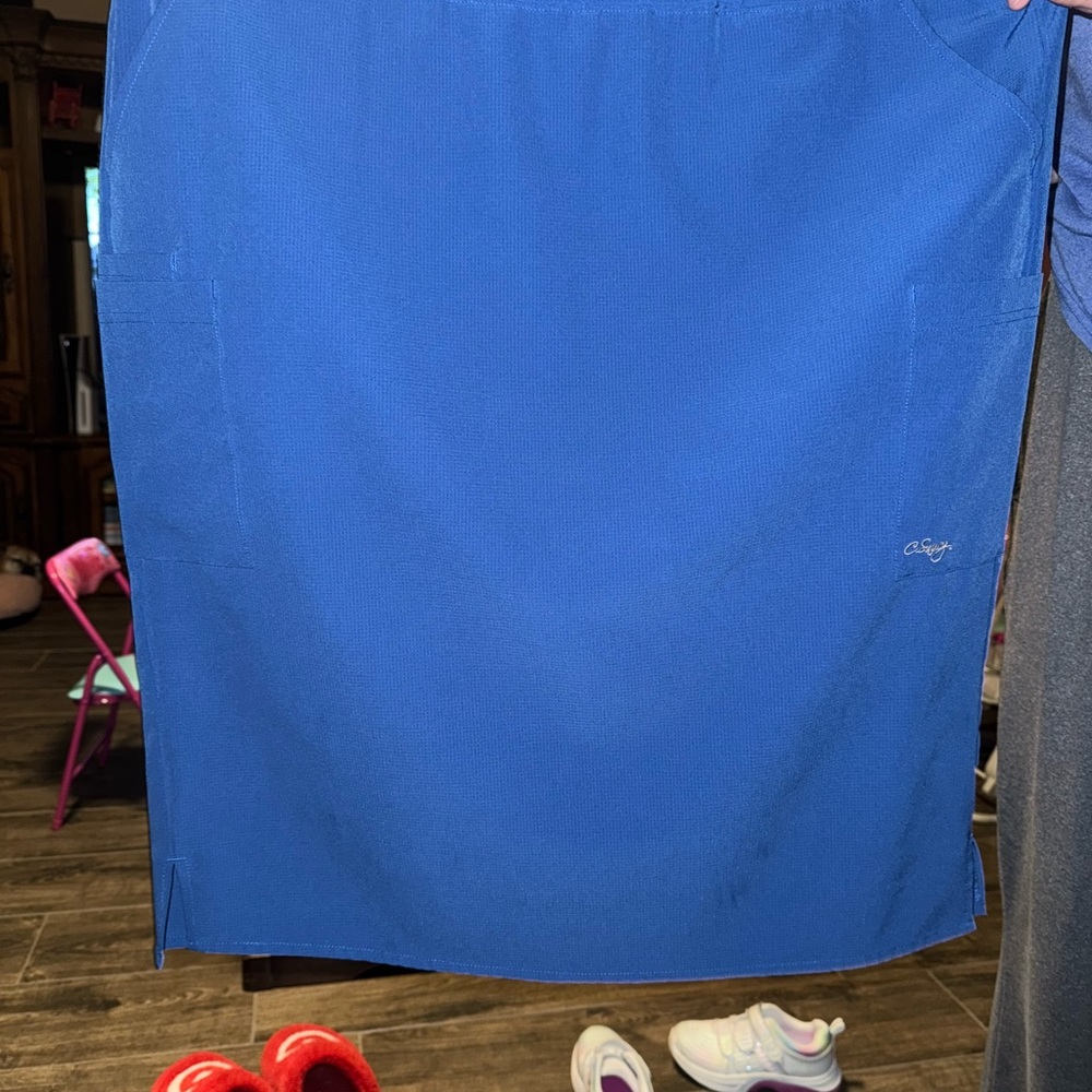Royal blue C Saucy scrub skirt